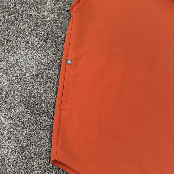 FIGS Rafaela Oversized Scrub Top WXXSW1003 Sunset Orange Size Medium NWOT - Picture 4 of 10